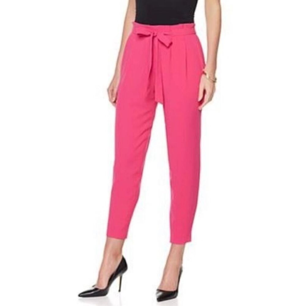 ✨Melissa McCarthy Seven7 Pink Tie Front Sz Medium Pants✨